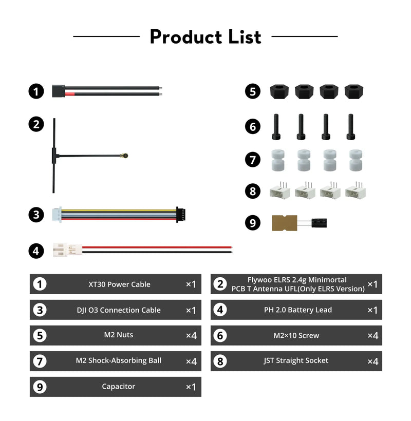 Flywoo GOKU F405 HD 1-2S 12A ELRS AIO V2 (ICM 42688)