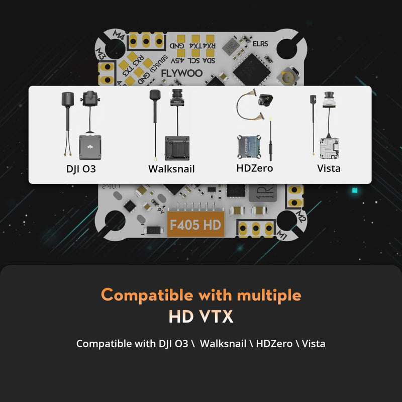 Flywoo GOKU F405 HD 1-2S 12A ELRS AIO V2 (ICM 42688)