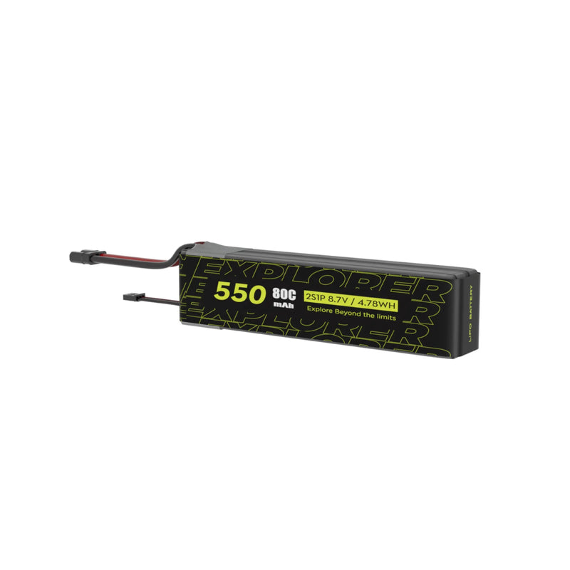 Flywoo Explorer 2S 550mAh HV 80C XT30 リポバッテリー (2個セット)