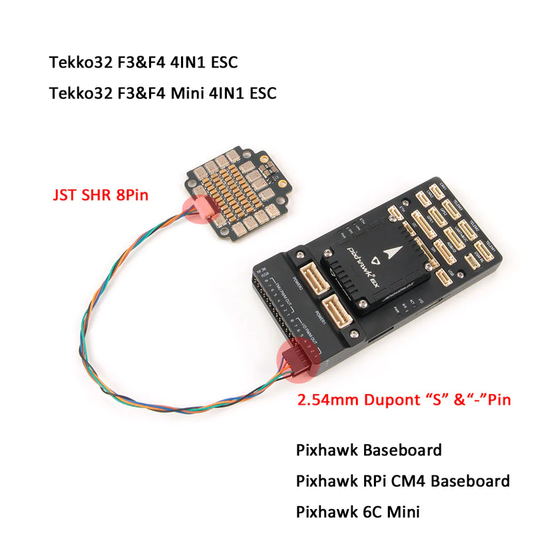 Holybro Pixhawk PWM ケーブル for Tekko32 4in1 ESC