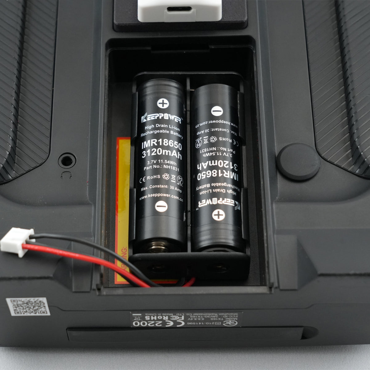 KEEPPOWER IMR18650 HN1831 リチウムイオンバッテリー 3120mAh 30A連続