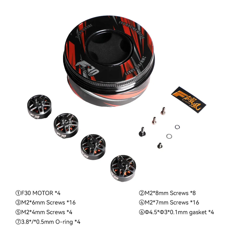 T-Hobby F30 3インチレーシングドローンモーター 3S/4S/6S (4個セット)