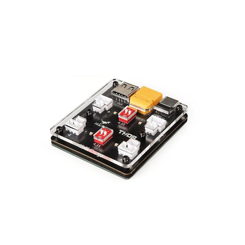 HGLRC Thor 1-2S チャージャー 4way 4.35v charging board charger for FPV lithium battery