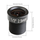 RunCam RC25 FPVショートレンズ 2.5mm FOV130 Wide Angle