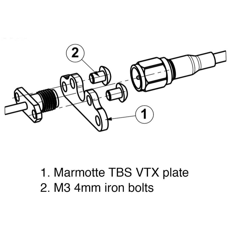Armattan Marmotte＆Badger TBS VTX plate