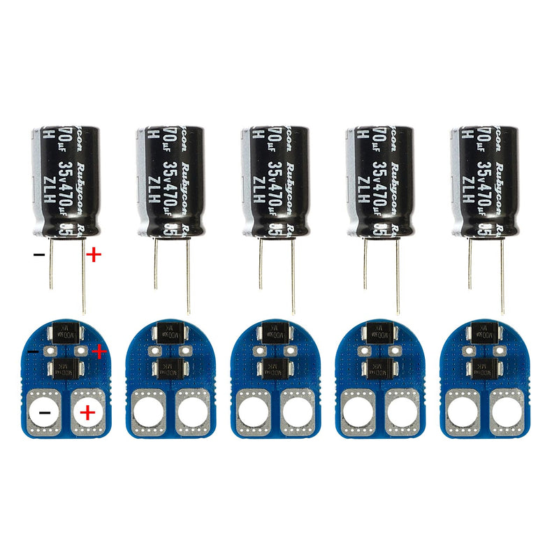 MATEKSYS Voltage Spikes Filter, XT60-TVS (5個セット)