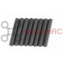 ImpulseRC スタンドオフ M3 アルミニウム HEX 5x35mm 黒 (8本セット)