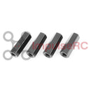 ImpulseRC スタンドオフ M3 アルミニウム HEX 5x14.5mm 黒 (4本セット)